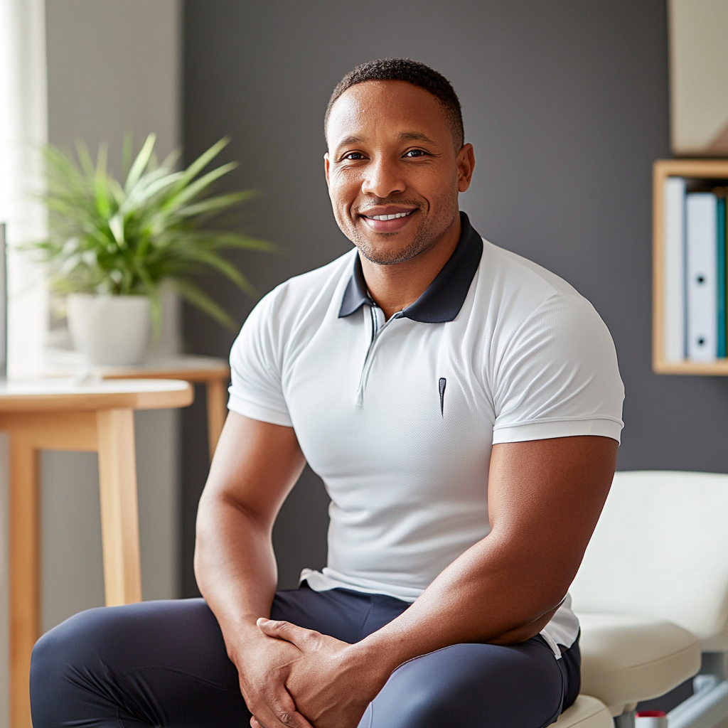 nakk5944_A_calm_confident_black_male_South_African_physiotherap_497419bc-7fcf-45ca-b941-a79ccedc62dd nakk5944_A_calm_confident_black_male_South_African_physiotherap_497419bc-7fcf-45ca-b941-a79ccedc62dd